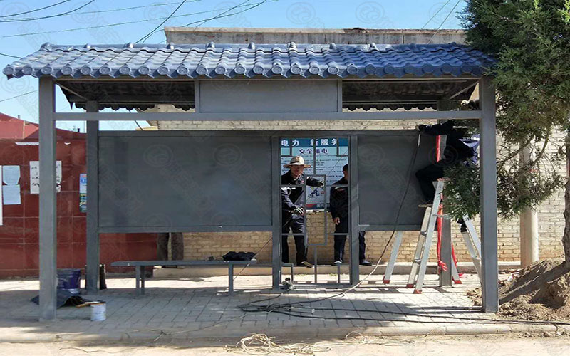 洛阳合成树脂瓦公交车站台 洛阳合成树脂瓦公交车站台