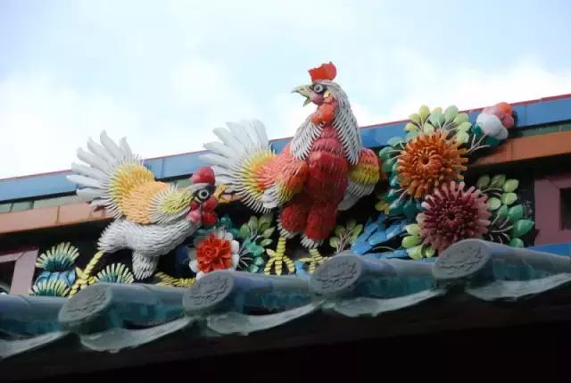 潮州嵌瓷，屋顶生花