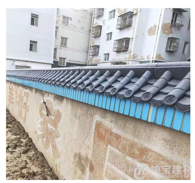 文化墙围墙装饰的新选择：围墙瓦的安装和性能优势解读